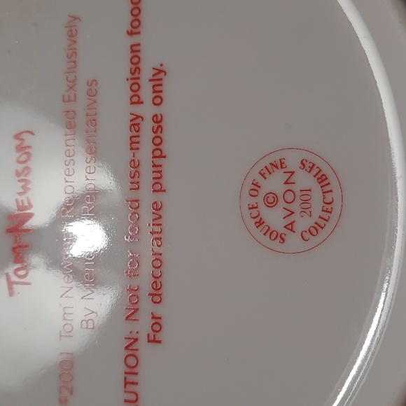 Avon 2001 Christmas cookie plate - Picture 4 of 4